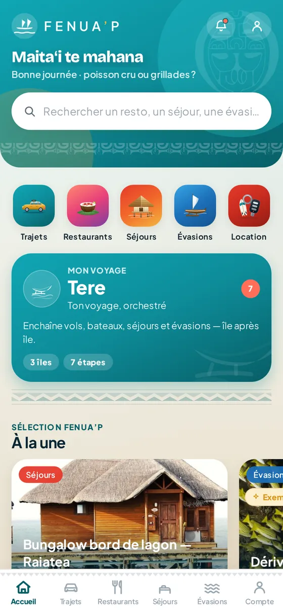 Fenua’p — Le voyage d’une vie, commence ici