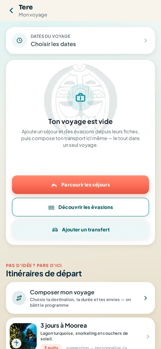 Compose ton voyage