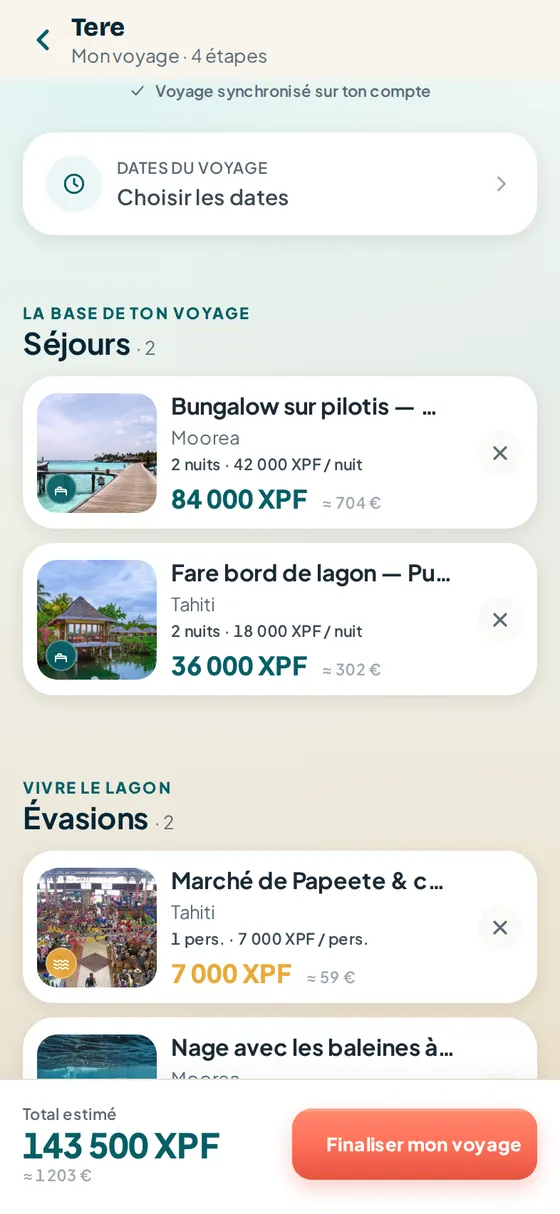 Compose ton voyage
