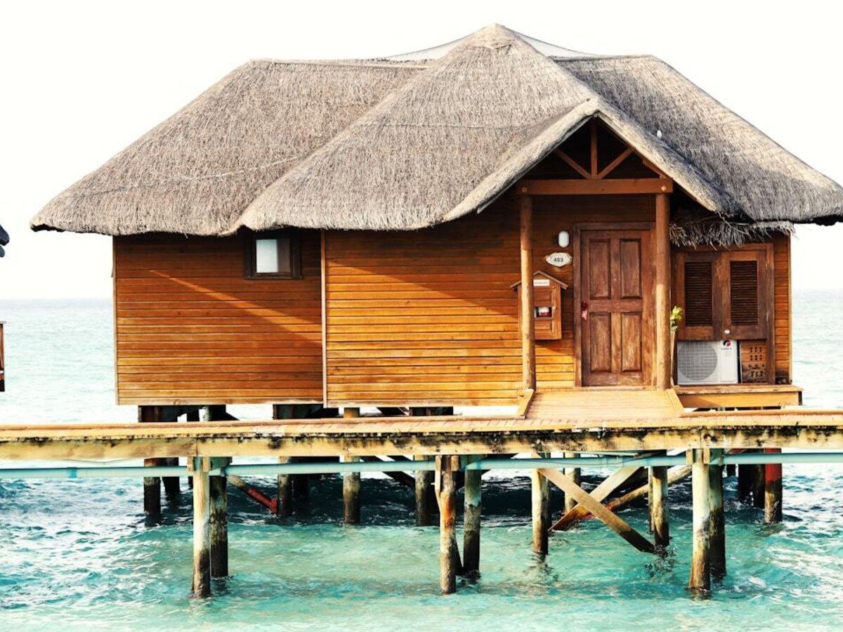 Bungalow bord de lagon